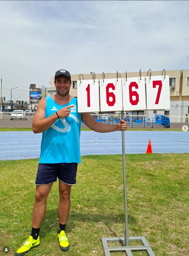 NUEVO RÉCORD ROSARINO EN LANZAMIENTO DE BALA